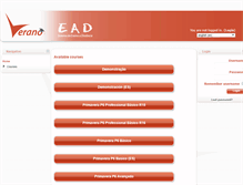 Tablet Screenshot of ead.verano.com.br